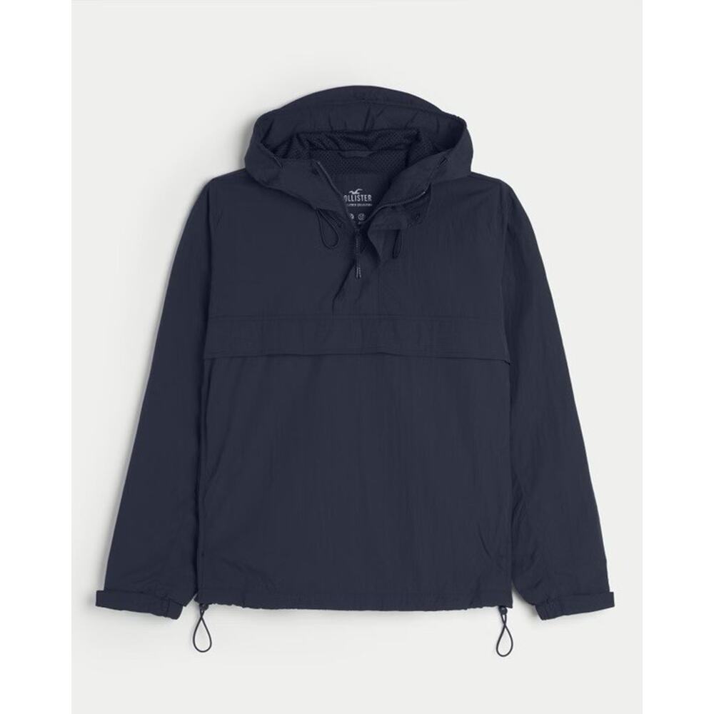 Hollister Men All Weather Nylon Jacket Medium Size